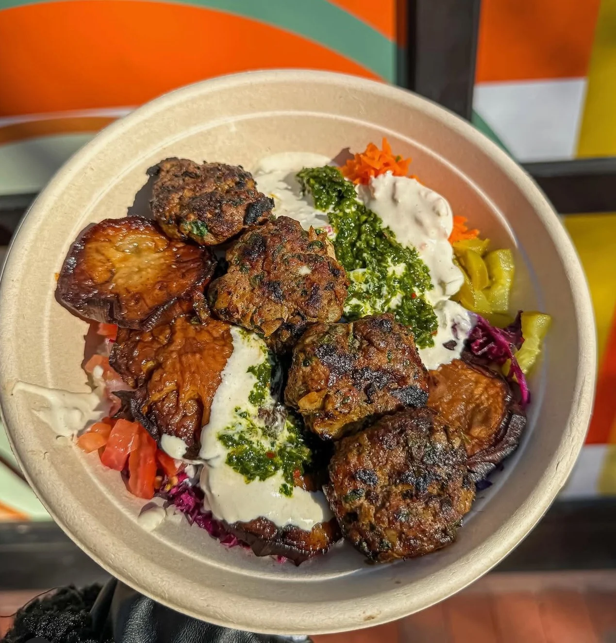 Organic Halal Moroccan Beef Kabob Bowl