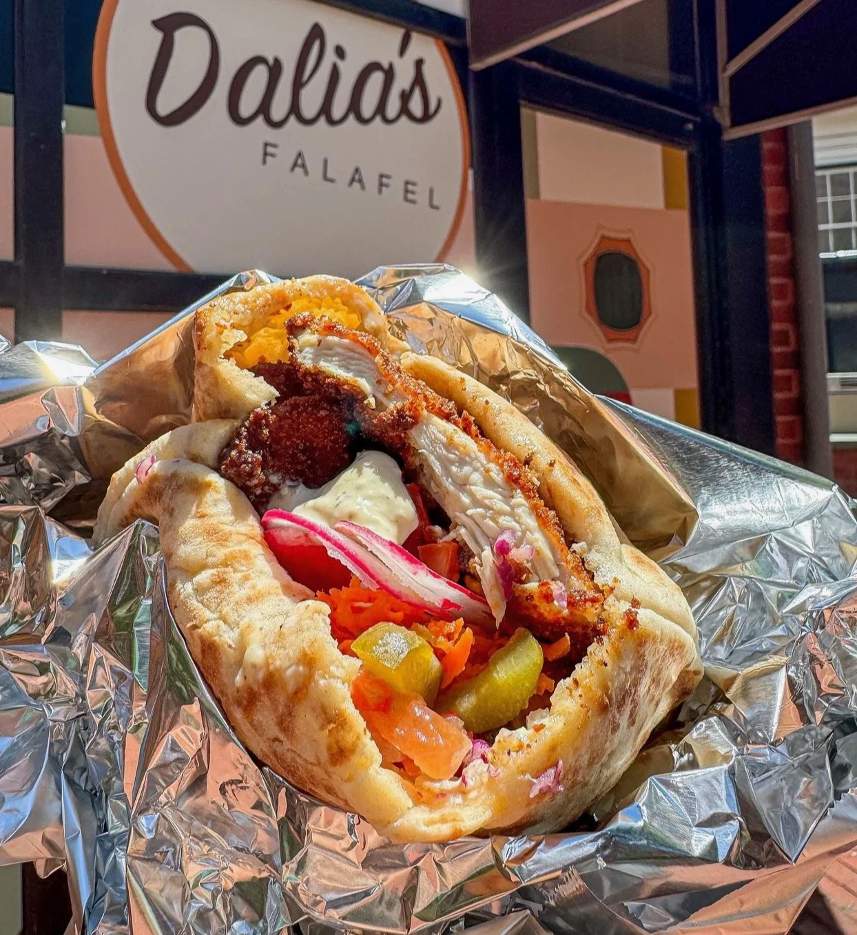 Organic Falafel Pita